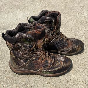MEN’S~CABELA’S~CAMO HUNTING BOOTS~SIZE 8-D~GOOD USED CONDITION~G22
